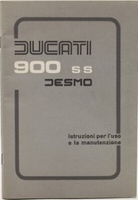 uso manutenzione ducati 900 ss desmo anastatica moto d'epoca istruzioni