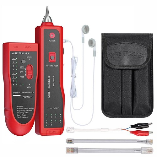 Wire Tracker RJ11 RJ45 Cable Tester Line Finder Ethernet LAN Network Cable Toner - Picture 10 of 13