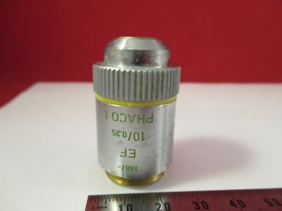 LEITZ GERMANY PHACO OBJEKTIV EF 10X /160 MIKROSKOP OPTIK WIE ABBILDUNG &FT-4-38
