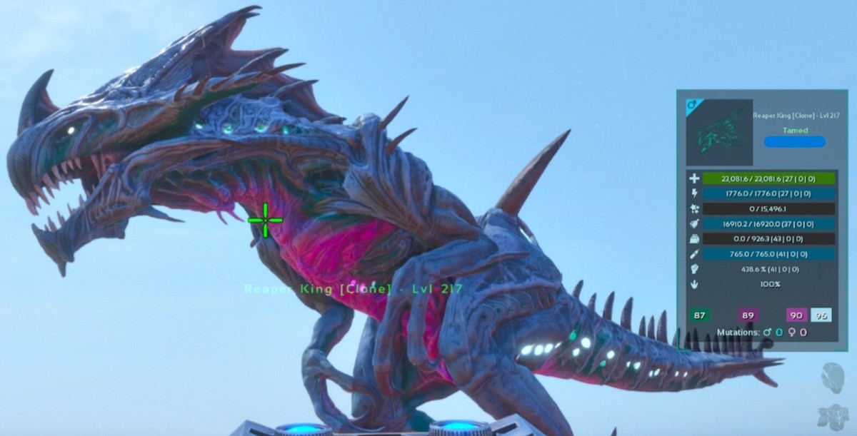 Ark Survival Ascended PVE CrossPlay: Level 217 Imprinted Reaper