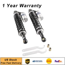 400mm Rear Air Shock Absorbers Spring Suspension For 50~750cc Scooters ATV Black