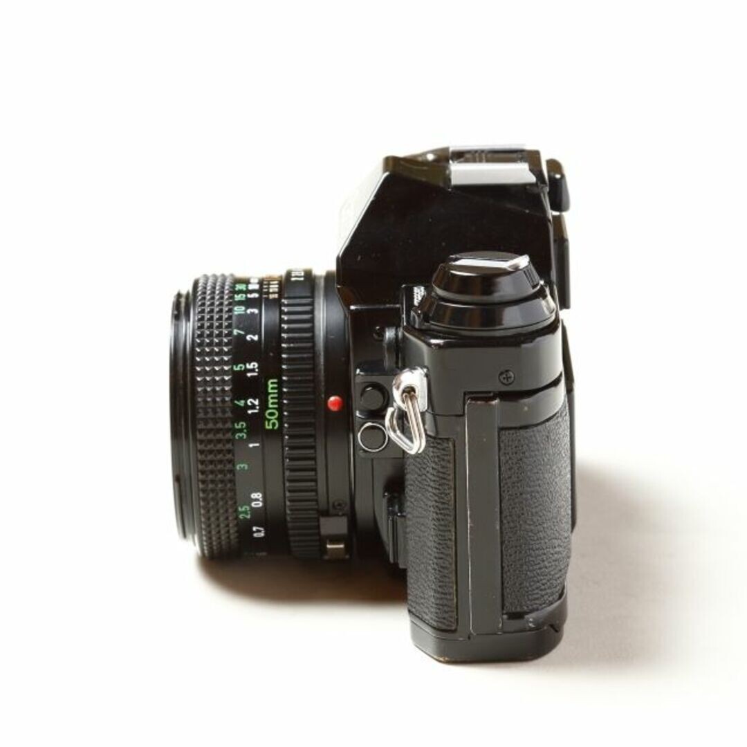 Canon AE-1 PROGRAM Body and Lens With 50mm F2 Black GUC from Japan
