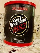 Caffe Vergnano 1882  100% Arabica Fine Grind, Slow Roasted In Italy( 8.8 ounce)