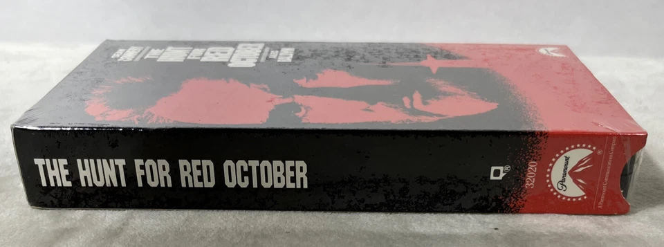 The Hunt For Red October Sean Connery Alec Baldwin Scott Glenn 1989 VHS SEALED Foto 3 de 4
