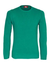 NWT EZZELINO 4-ply SWEATER cashmere merino green luxury Italy XL