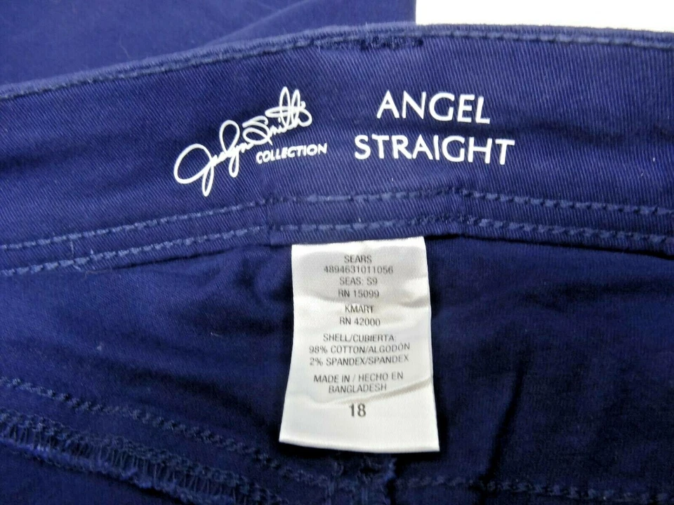 全新带标签 Jaclyn Smith 系列 Capri Pant EVENING 蓝色 尺寸:18 — 第 3/3 张图片