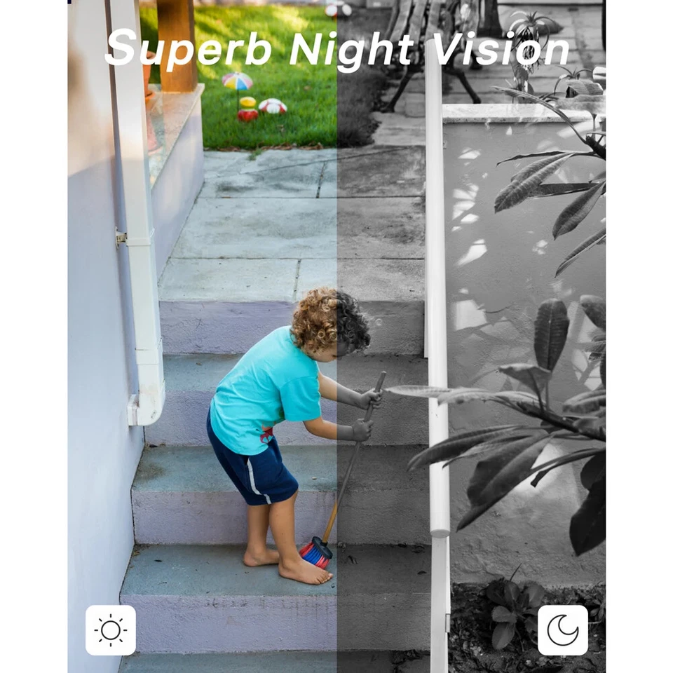 Anran K08W6994 Battery Operated NVR Kit Home Security System - 12.5", 8ch camera - Image 3 of 4