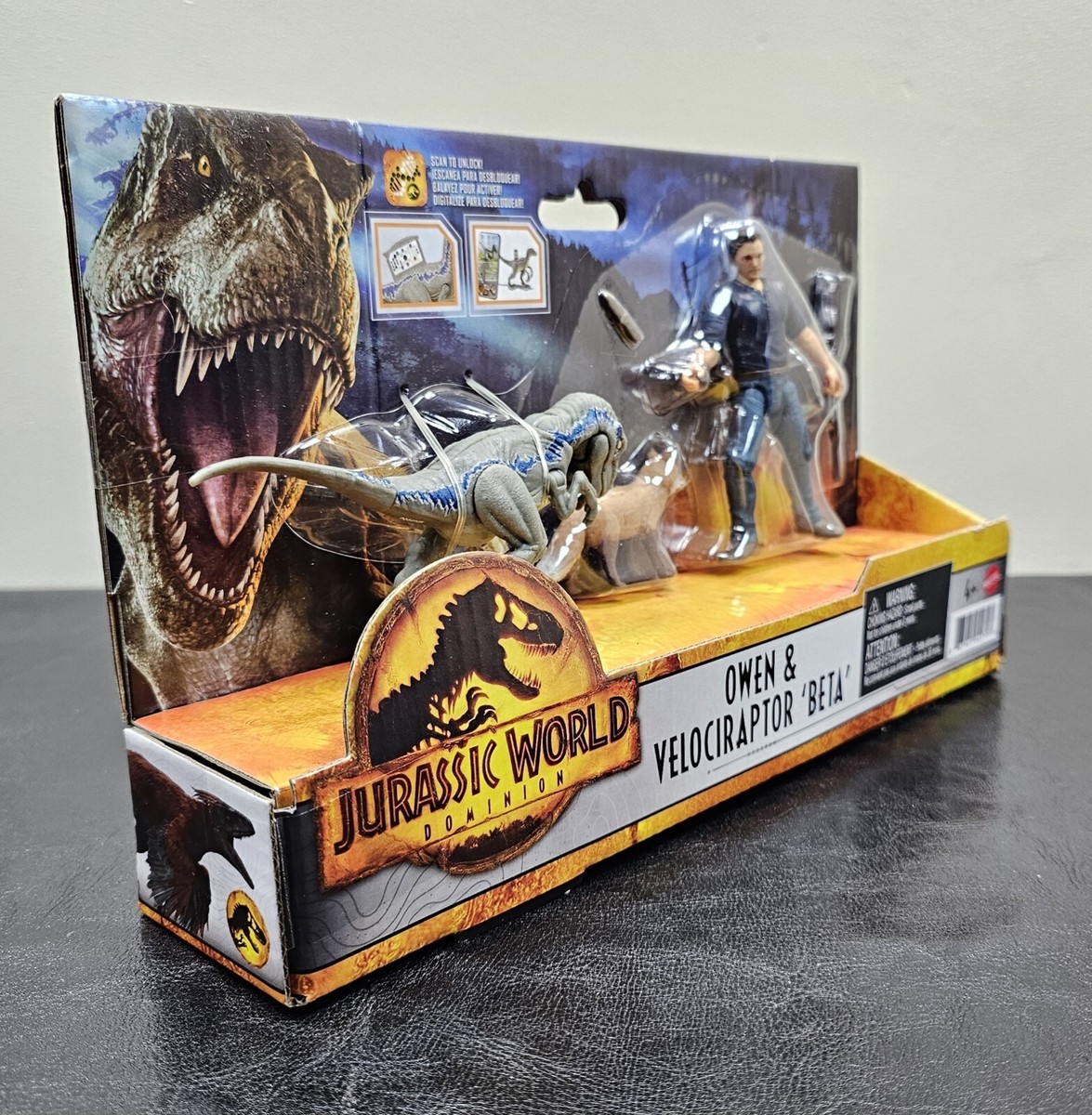 Jurassic World Dominion Owen & Velociraptor Beta Set | eBay