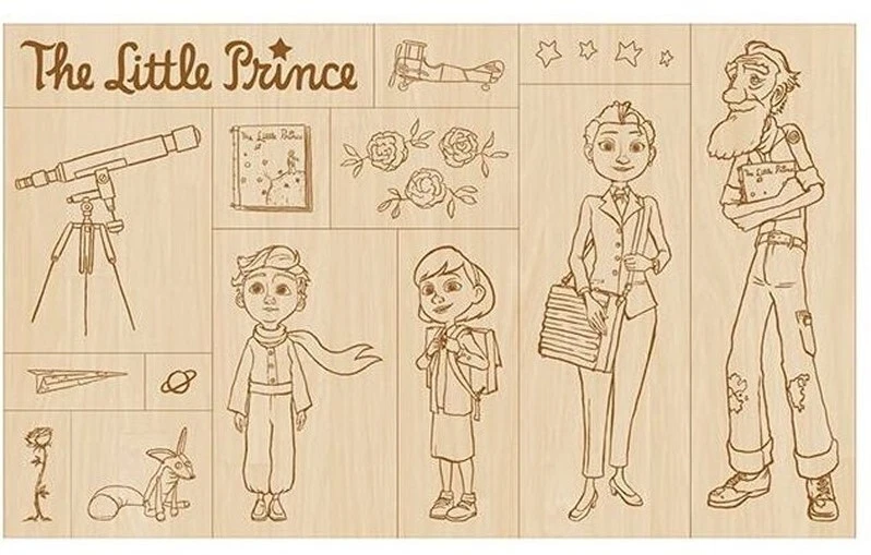 HAPE THE LITTLE PRINCE STAMPS TIMBRI IN LEGNO - Immagine 3 di 3