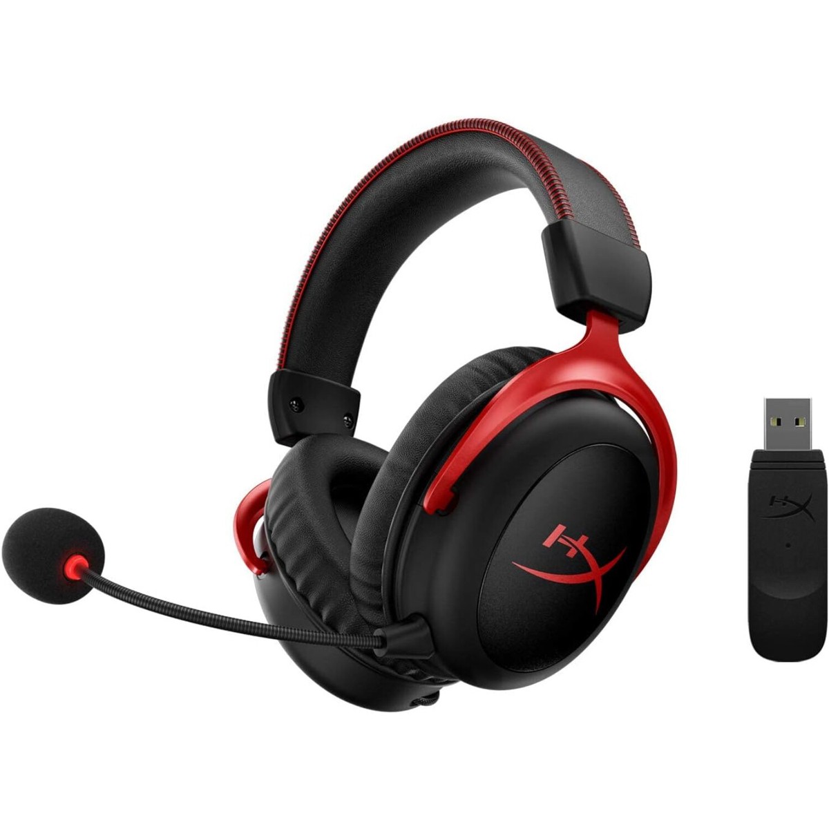 HyperX HHSC2X-BA-RD/G Cloud II Wireless Gaming Headset, Red HyperX HHSC2X-BA-RD/G Cloud II Wireless Gaming Headset, Red