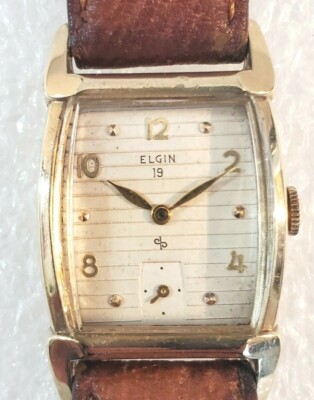 Elgin 19 10K Gold Filled manual wind watch