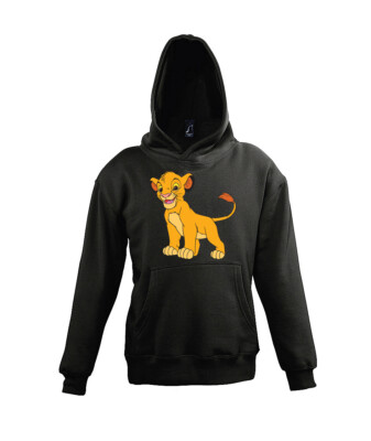 Youth Designz Kinder Hoodie Simba Pullover Print Löwe König Film Cartoon Lustig