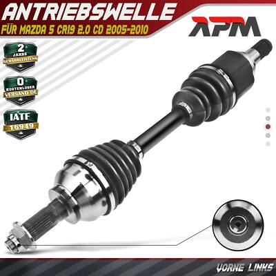 Antriebswelle Vorne Links ohne ABS Ring Schaltgetriebe für Mazda 5 3 Stufenheck