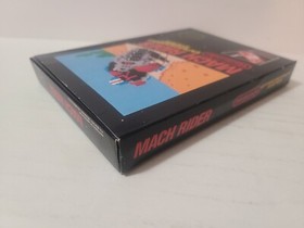 Mach Rider NES Nintendo Complete CIB NEAR MINT Non Rev-A 5 Screw Hangtab! RARE!