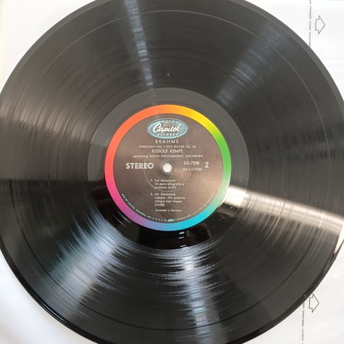 CAPITOL STEREO SG 7208 RAINBOW (ASD 350) BRAHMS SYMPHONY NO. 1 *BPO KEMPE* EX/EX - Picture 4 of 7