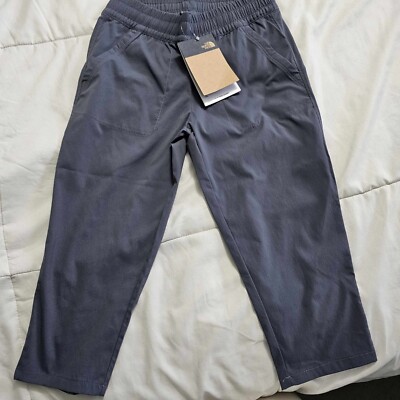 The North Face Girls Aphrodite Pants Gray Youth Size Small Activewear Sports