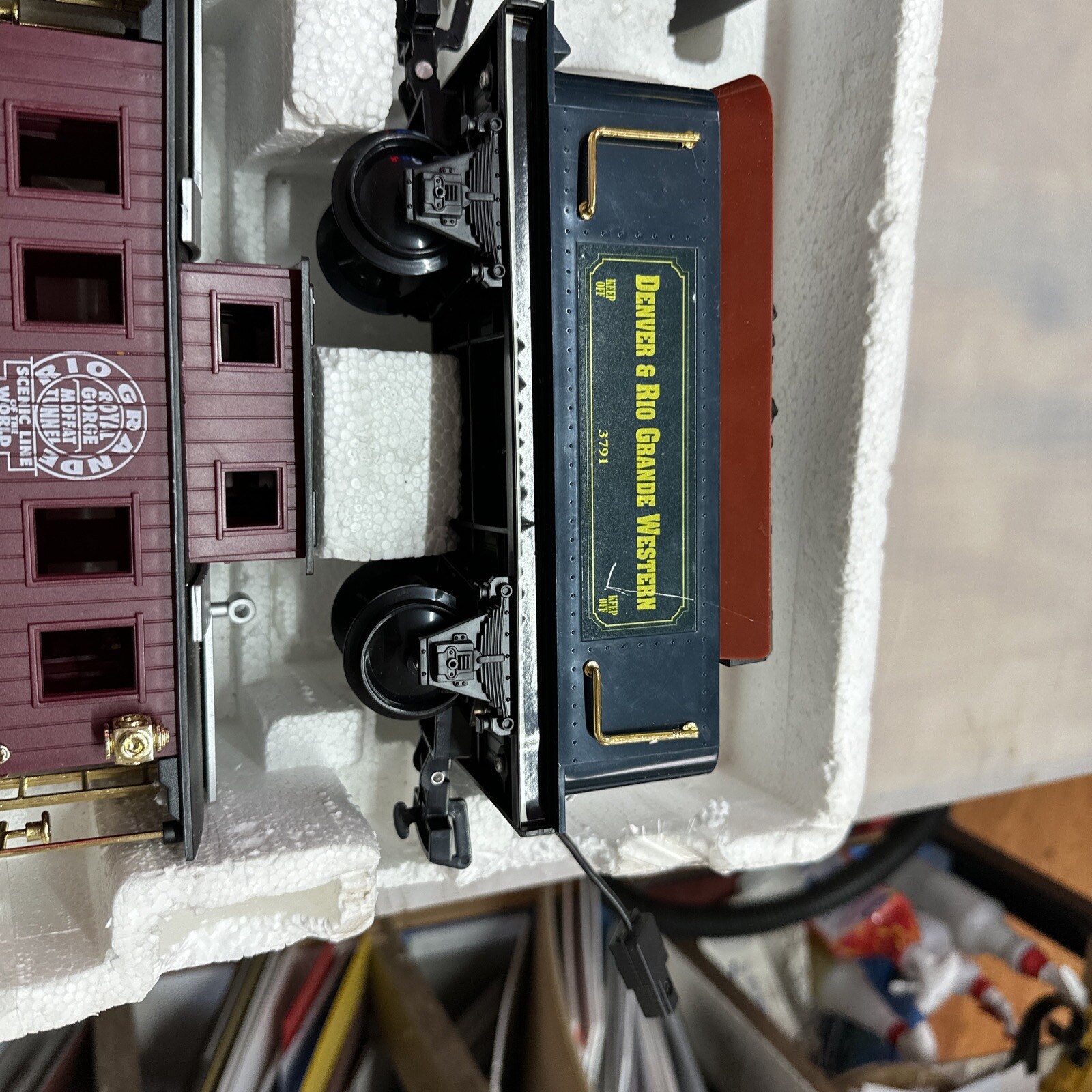 Scientific Toys Rio Grande Train Set Lot of 4 6204, 3791, 4067, 18 196