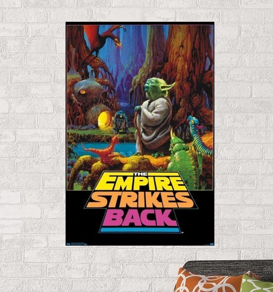 Neon Star Wars Empire Strikes Back Wall Poster by Trends International
