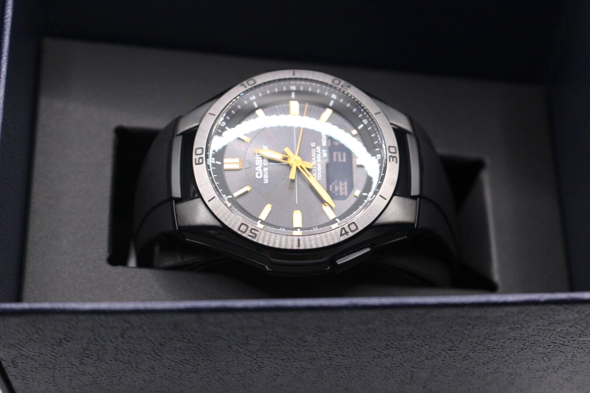 CASIO WAVE CEPTOR WVA-M640B-1A2JF WVA-M640B-1A2 Solar Atomic Radio