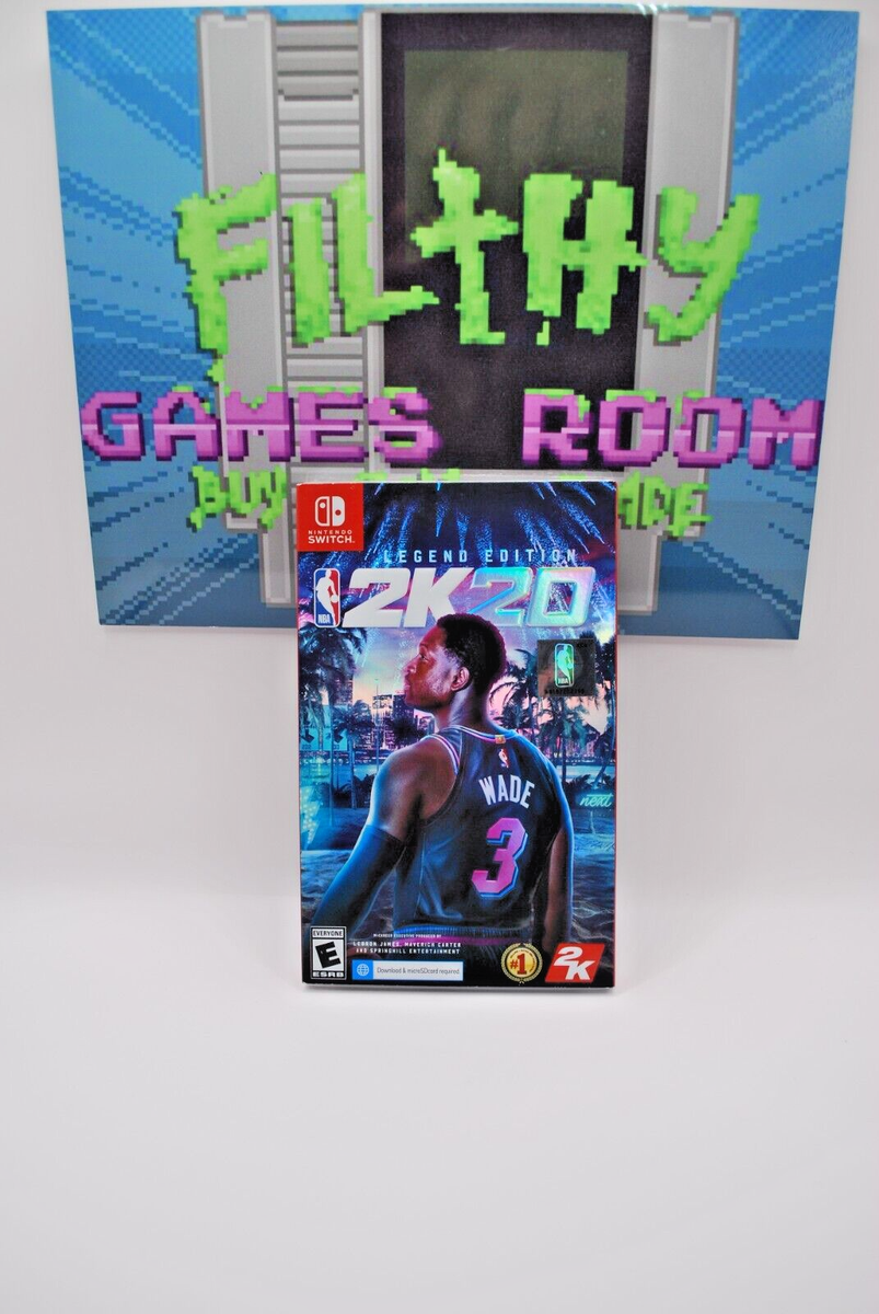 NBA 2K20 Legend Edition (Nintendo Switch, 2019) NEW/SEALED w/slip