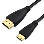 Mini HDMI Cable Gold Mini HDMI Male to HDMI Male Cable Lead for TV Camera Tablet