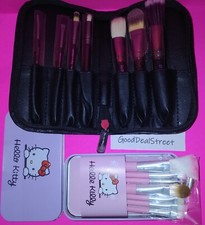 Gift idea: NEW 2 sets of 7pc HELLO KITTY make-up brushes for mother/daughter