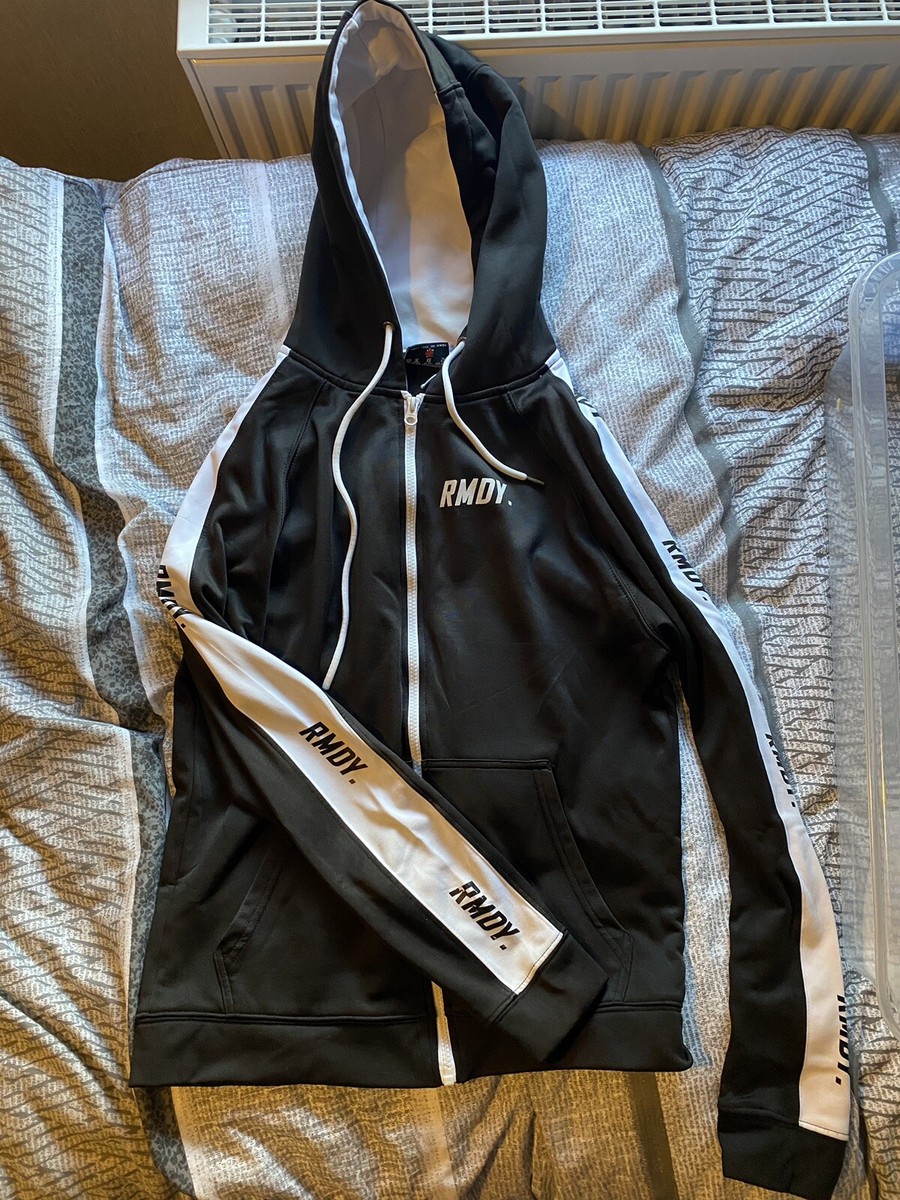 RMDY Black Zip-Up Tracksuit Jacket