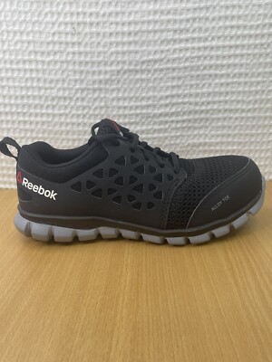 Reebok SubLite RB4041 Black Alloy Toe Cushion Work Shoes  display picture 1