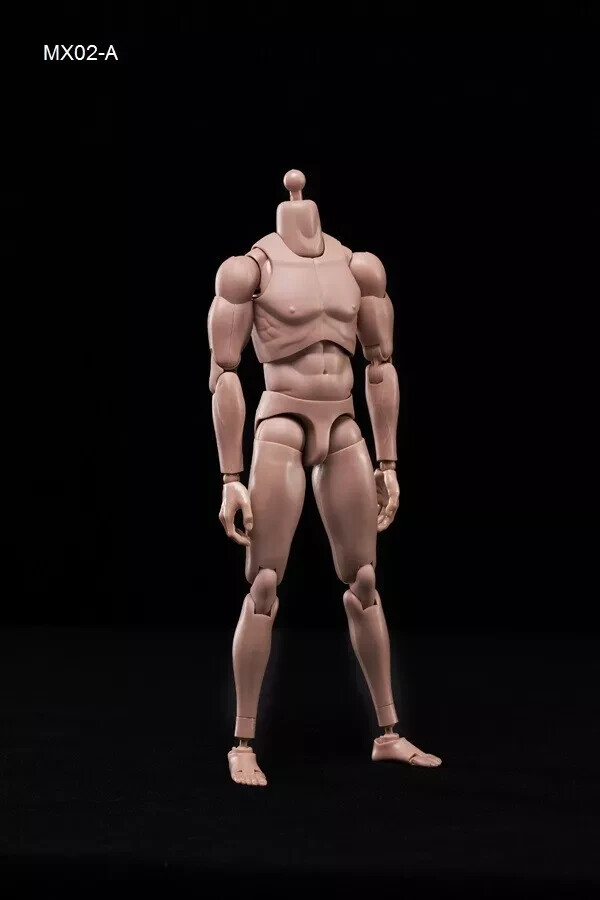 US 1/6th Male Body Model Toy Flexible Standard Muscle Fit 12" Action Figure S001
