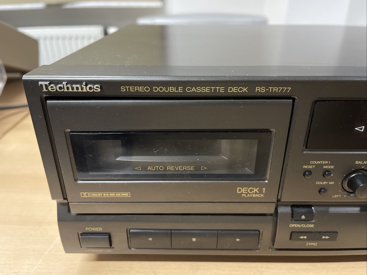 TECHNICS RS-TR777 Doppel Kassetten Double Cassette Tape Deck