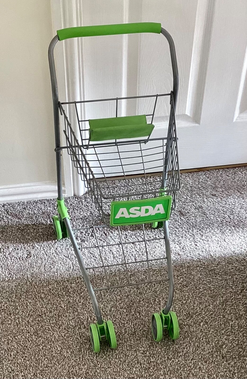 Asda Toddlers Shopping Trolley ToyPretend Play Supermarket Push Cart