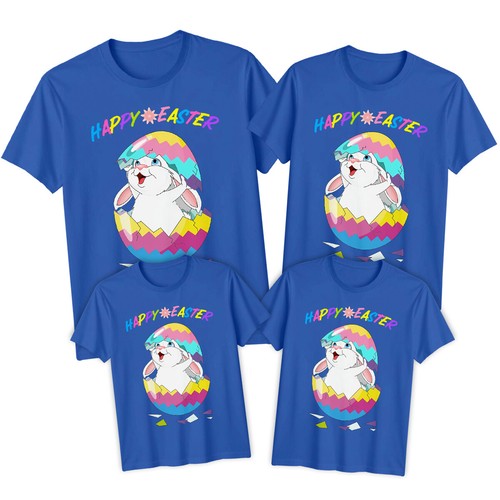 Family Bunny Happy Easter T-Shirts Tee Cute Festival Holiday Party Matchin #ED - Picture 19 of 24
