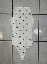 H M Floral Bodysuit