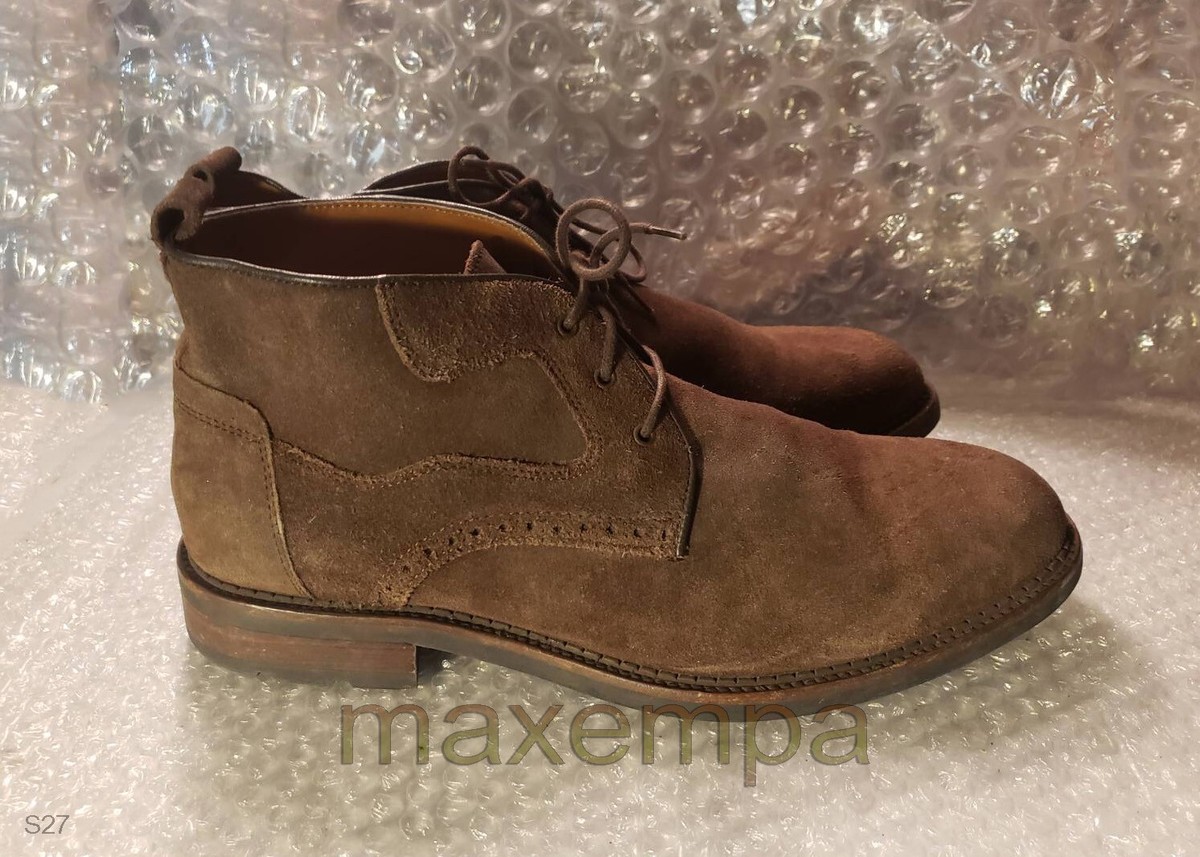 Johnston & Murphy Distressed Nubuck Leather Chukka Boots, Sz 10.5 Men main image 2