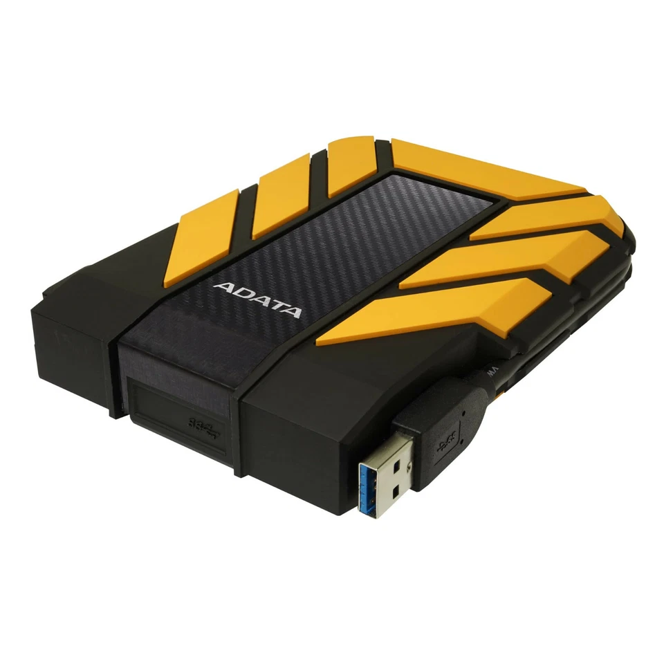 ADATA HD710 Pro Yellow External HDD 1TB IP68 Waterproof Shockproof Hard Drive - Image 3 of 4