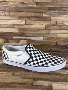 vans asher mens checkered skate shoes