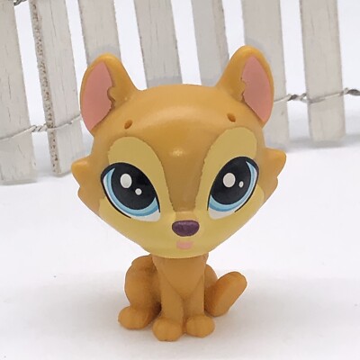 Hasbro Littlest Pet Shop #81 Hansamu Inu Shiba Inu Dog Orange Brown LPS