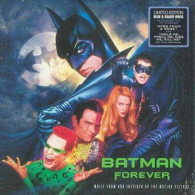 O.S.T. Batman Forever Double Vinyl LP Colored (Blue & Silver) New