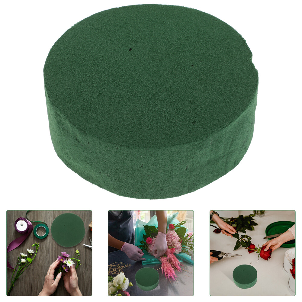 4 Pcs Round Artificial Flowers Mud Foam for Succulent Plants