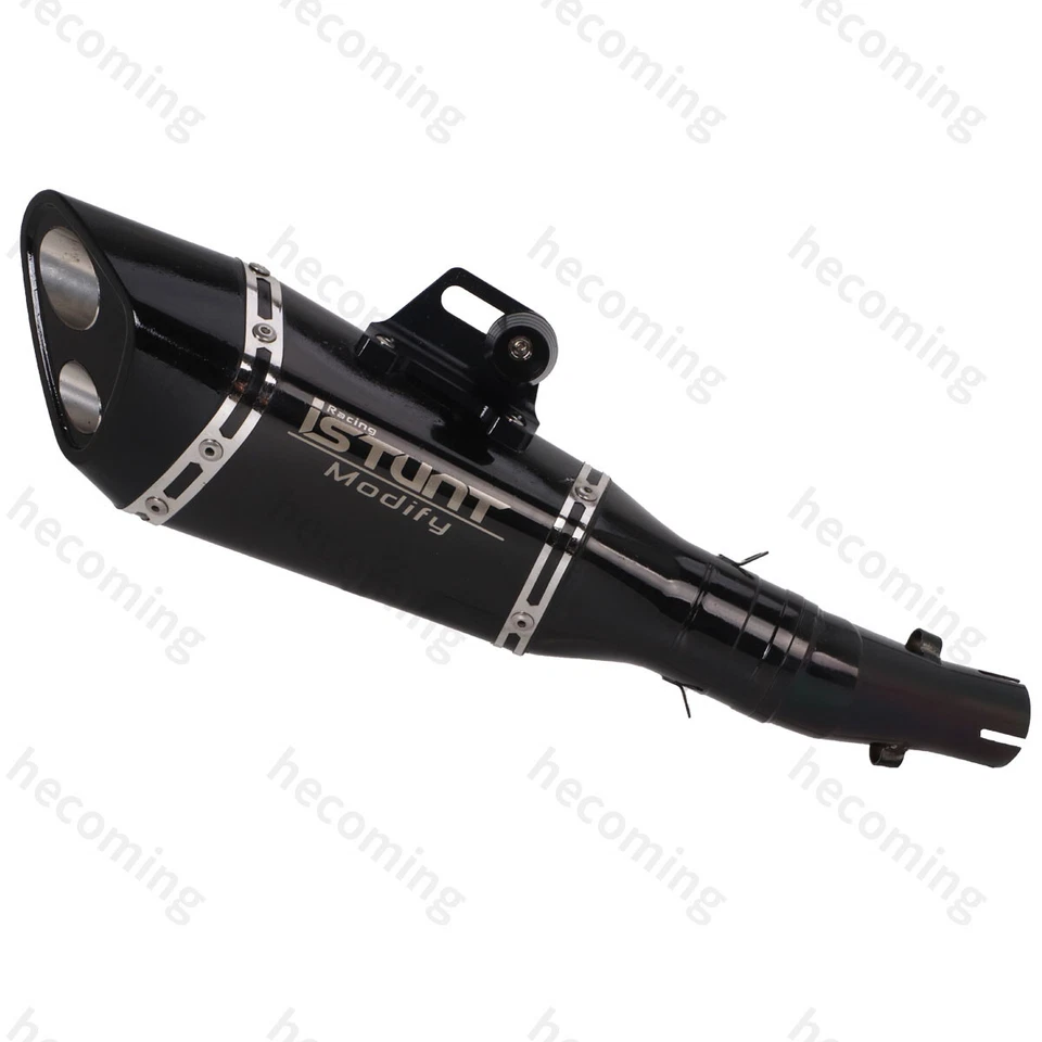 Para Kawasaki Z250 250R Ninja300 Z300 08-18 Sistema de escape Cabezal Tubo Doble Tubo Foto 2 de 4