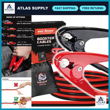 Heavy Duty 16 Ft 2 Gauge Jumper Cables With Carry Bag - Automotive Emergency Kit
