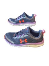 Under Armour Youth Girls' Grade School Assert 9 Running Shoes Pink Fog Size 5Y