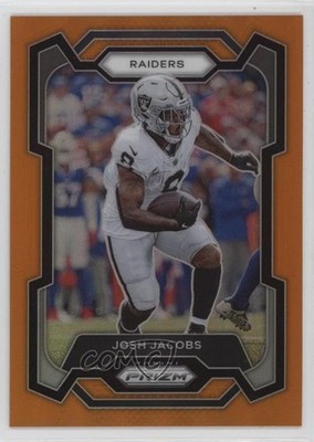 2023 Panini Prizm Orange Prizm 157/249 Josh Jacobs #178 1rj5