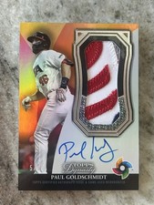 2023 Topps Dynasty Paul Goldschmidt WBC Patch Auto Gold /5  Autograph