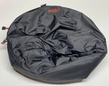 Bagman Motorcycle Helmet Bag Black Water Resistant Nylon Zipper Large USA Made