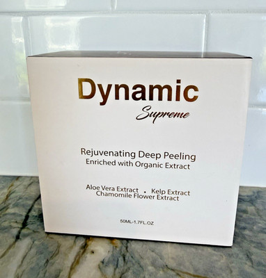Dynamic Supreme Rejuvenating Deep Peeling Aloe Vera, Kelp, Chamomile 1.7oz New