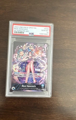 Boa Hancock (038) (Parallel) OP07-038 500 Years in the Future Foil PSA 10