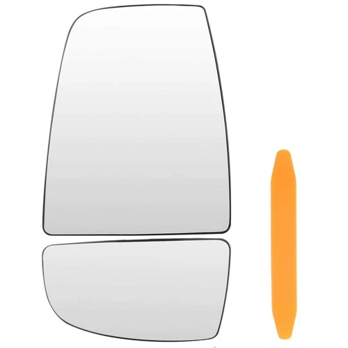 DXiongW Wing Mirror Glass Replacement Left Hand for Ford Transit MK8 – Heated