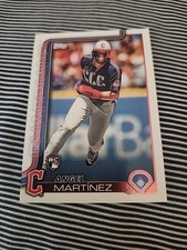 2025 Topps Series 1 - Baseball Angel Martinez #27 RC Cleveland Read Below 
