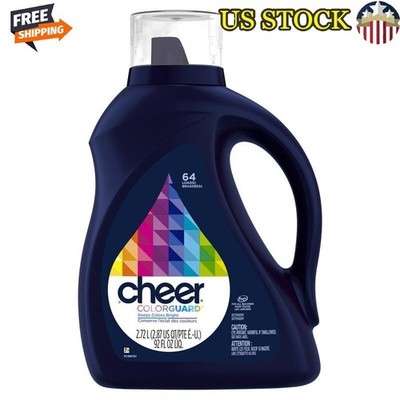 Liquid Laundry Detergent HE Compatible Color Protection 64 Loads Fresh Scent New